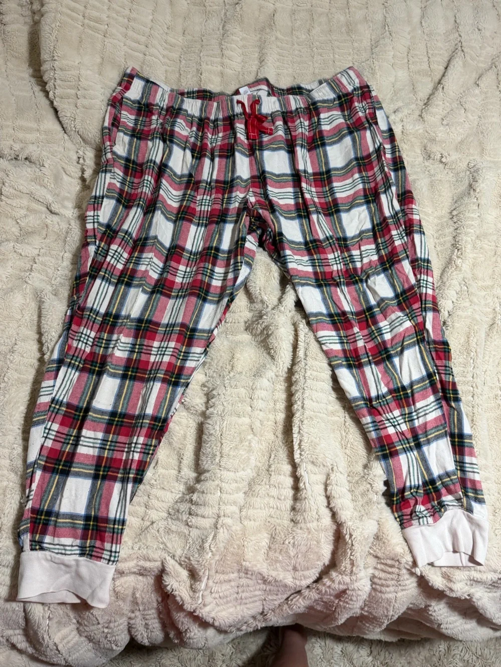 Plaid Lounge Pants - Red Plaid
